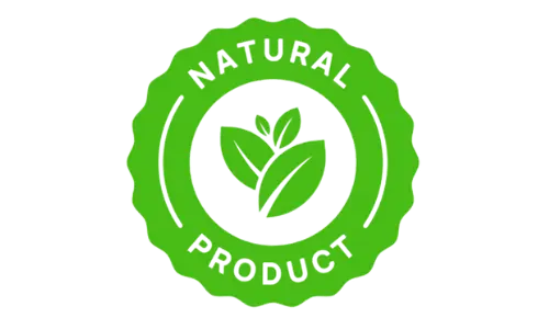 OptiPlax  100% Natural logo, highlighting pure, natural ingredients 